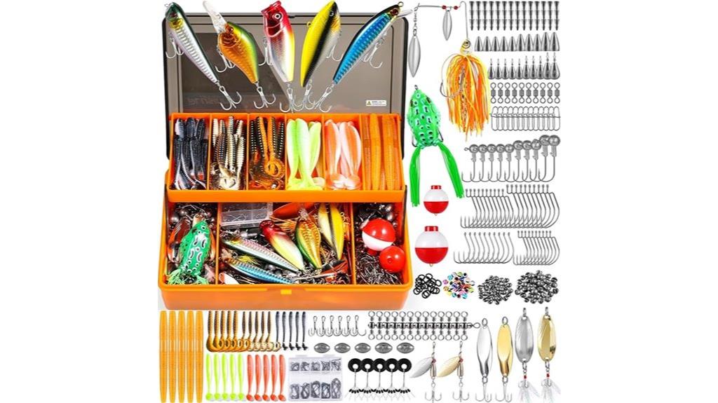 comprehensive fishing tackle kit