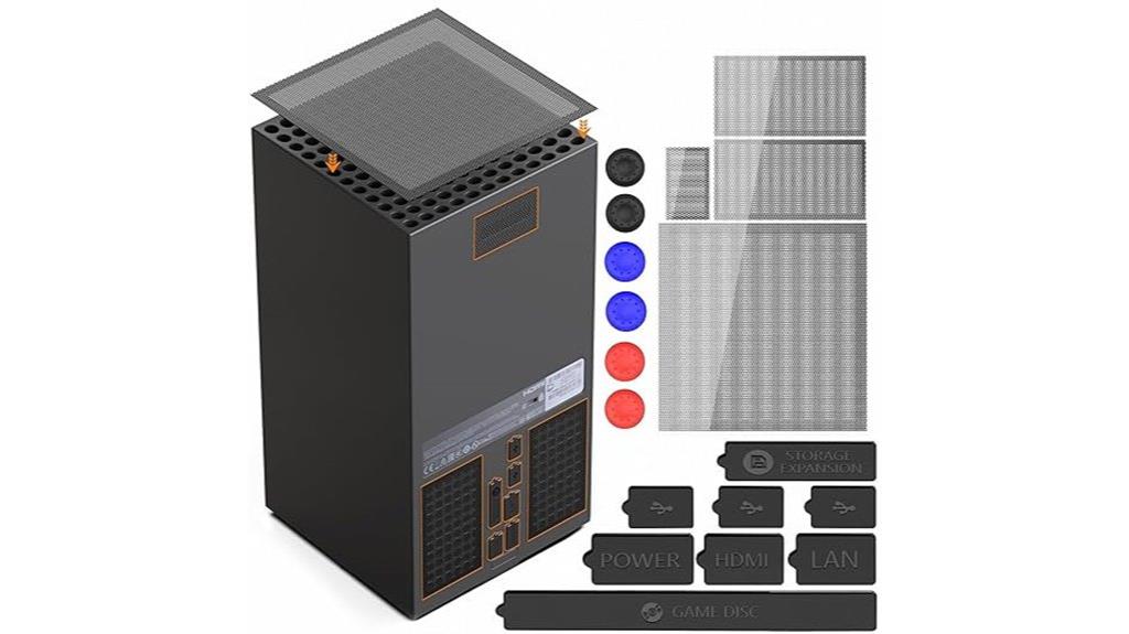 console dust filter set