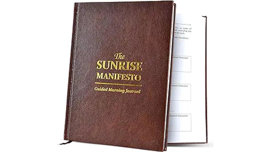 daily gratitude and self care journal