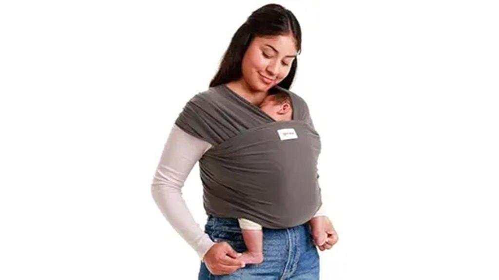 dark grey baby sling