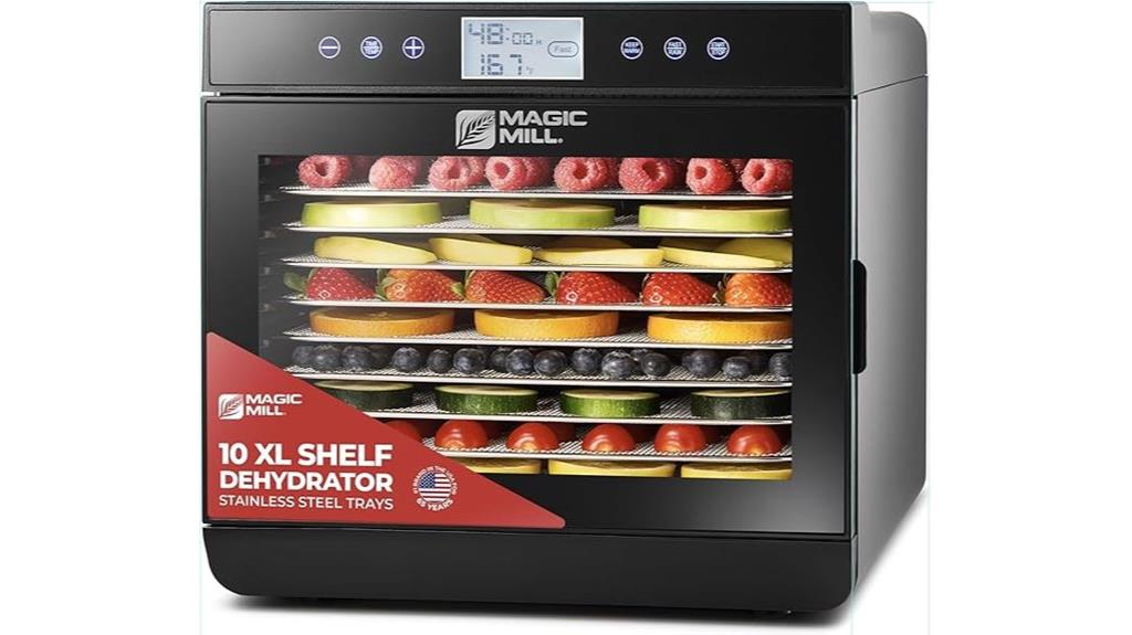 dehydrator with digital timer