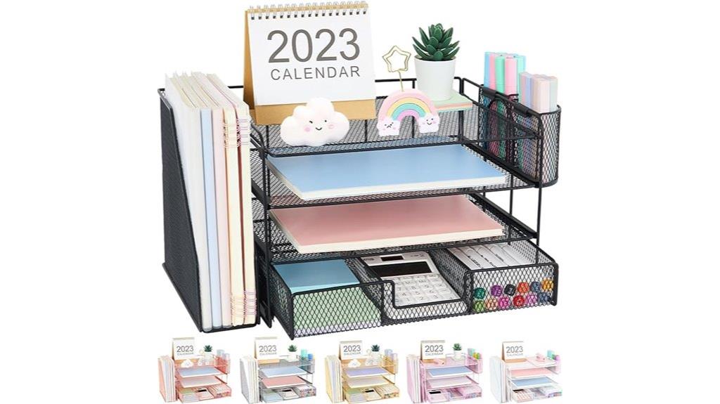 desk drawer pen storage