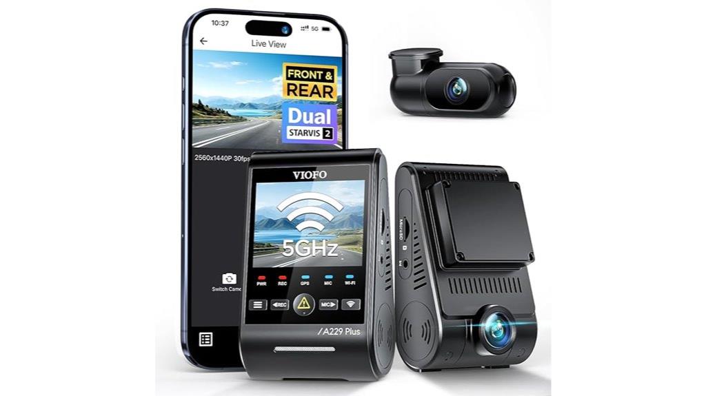 dual starvis sensor dash cam
