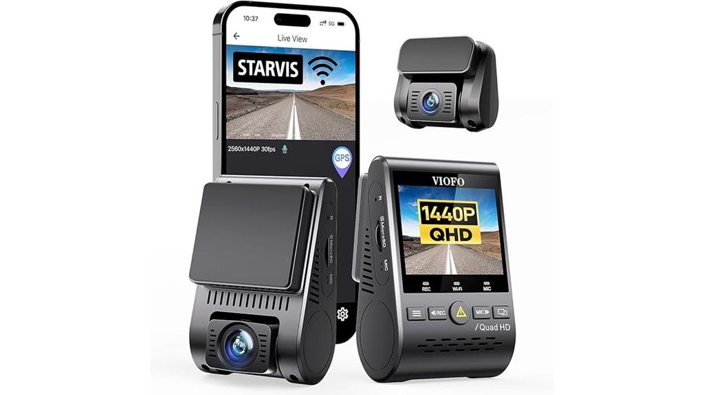 dual wi fi gps dash cam