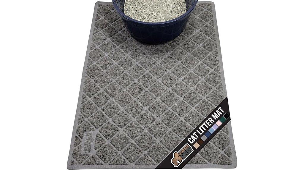 durable cat litter mat