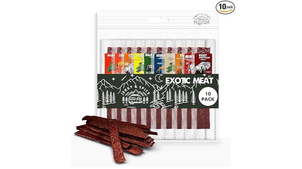 exotic meat snack pack
