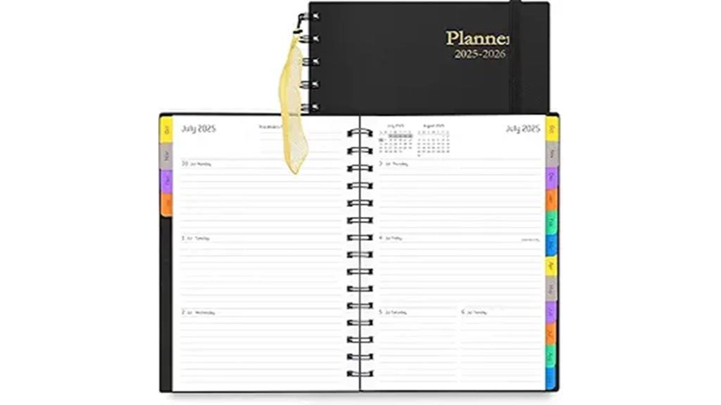 extended 18 month spiral planner