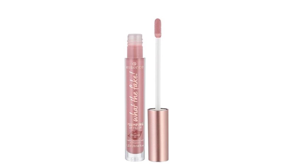 fake plumping lip gloss