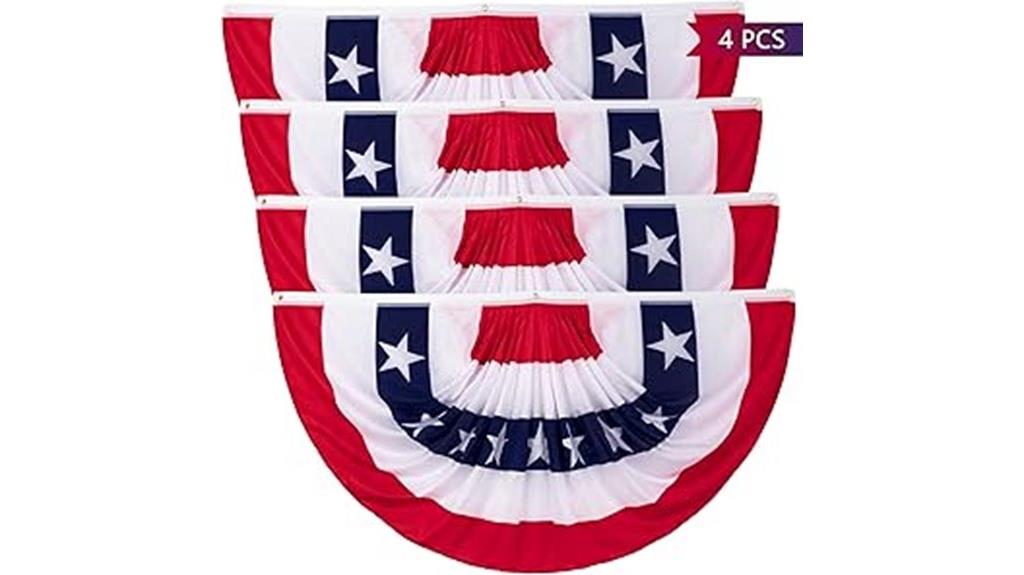 four flag bunting set