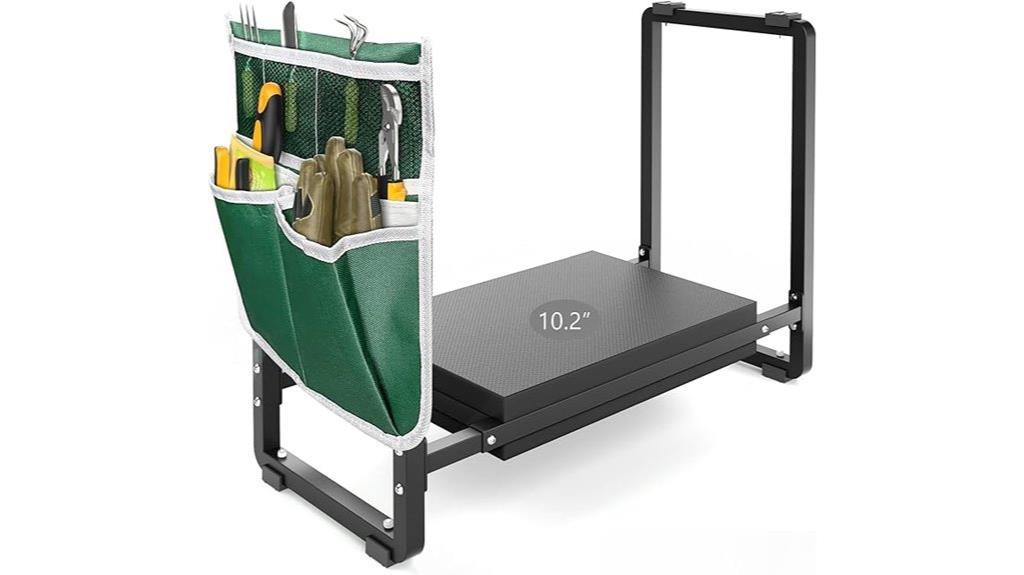 garden kneeler with storage