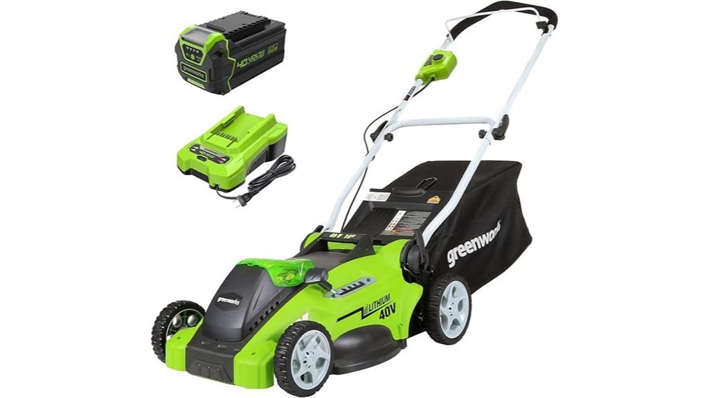 greenworks 40v lawn mower