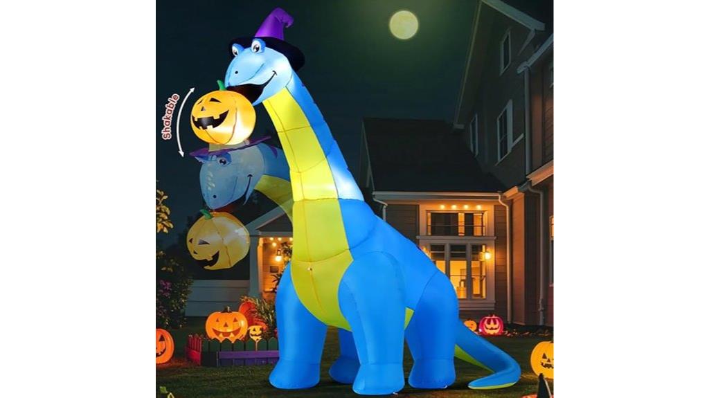 halloween dinosaur inflatable decor