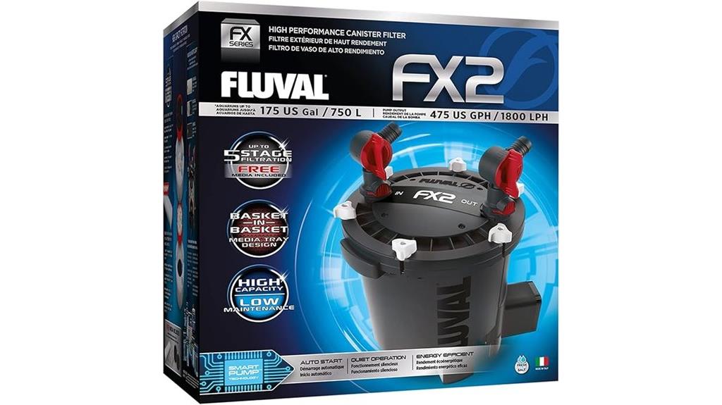 high capacity aquarium filtration system