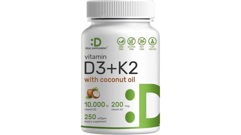 high dose d3 with k2