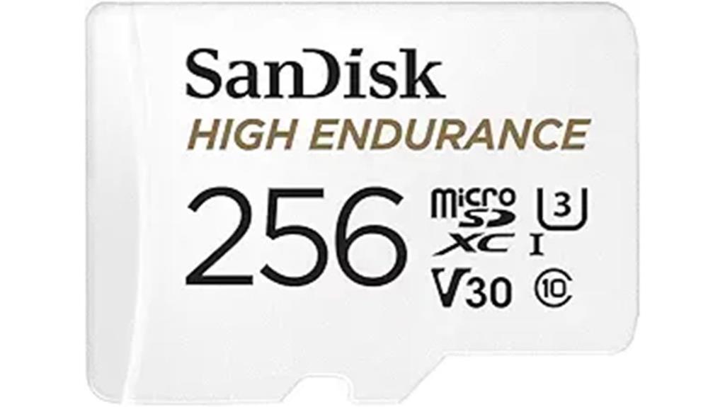 high endurance 256gb card