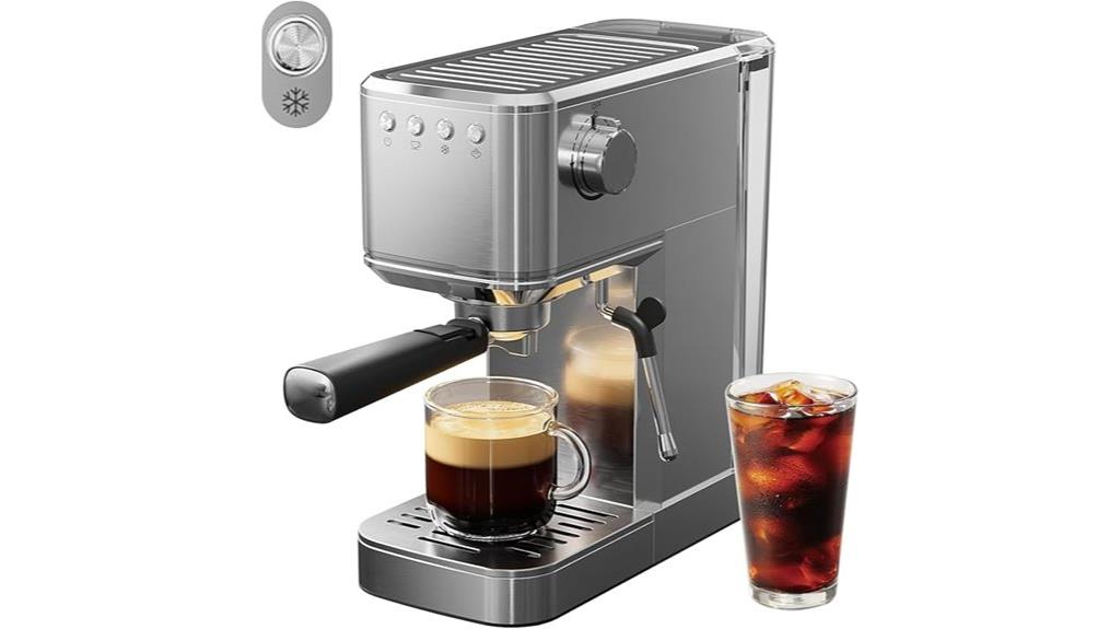 high pressure milk espresso