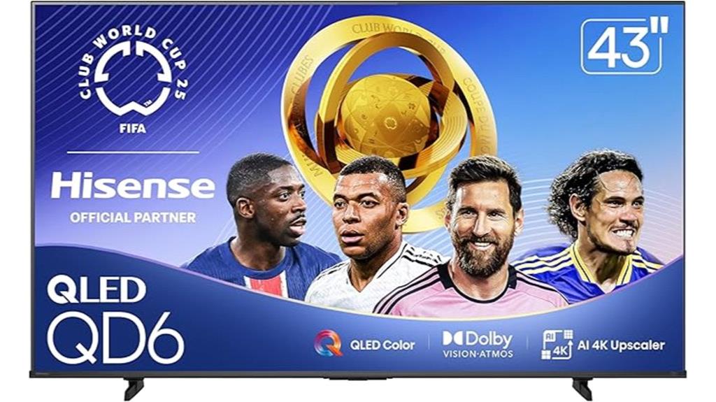hisense 43 qled tv