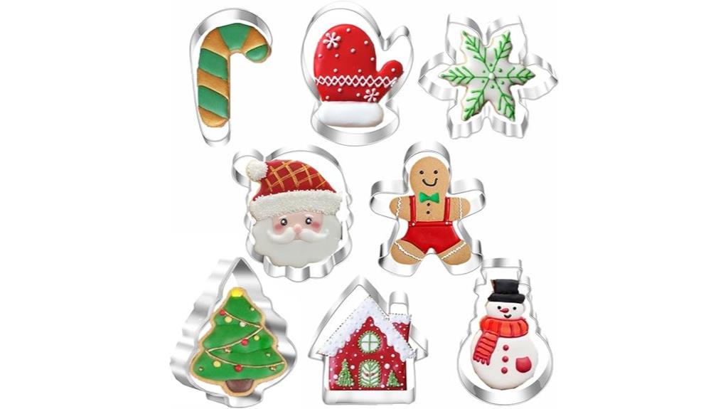 holiday cookie cutter set