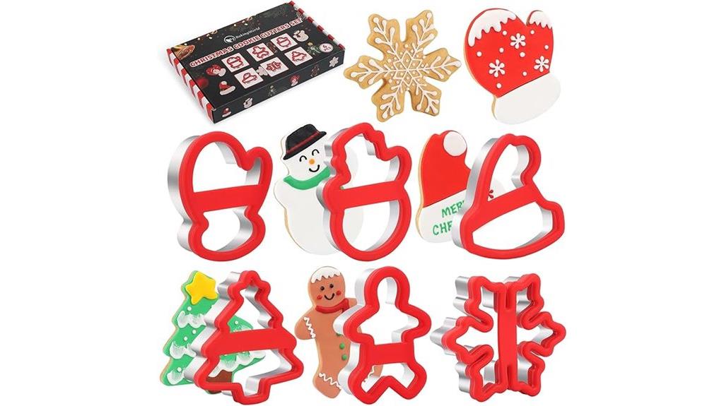 holiday cookie cutter set