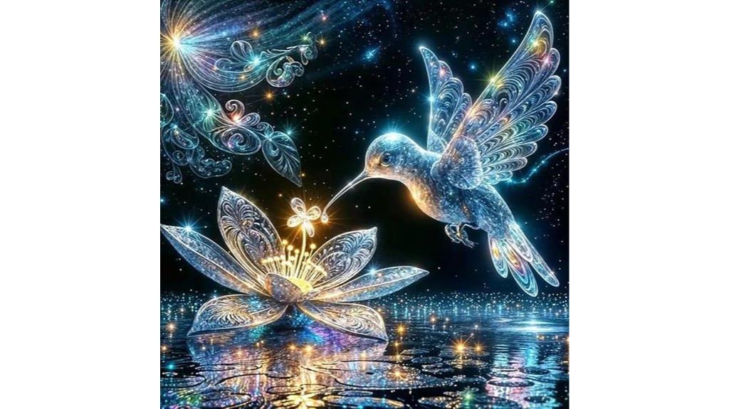 hummingbird diamond art kit