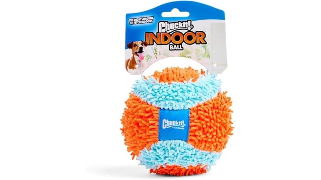 indoor orange blue ball