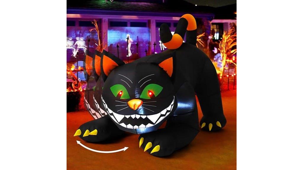 inflatable black cat decor
