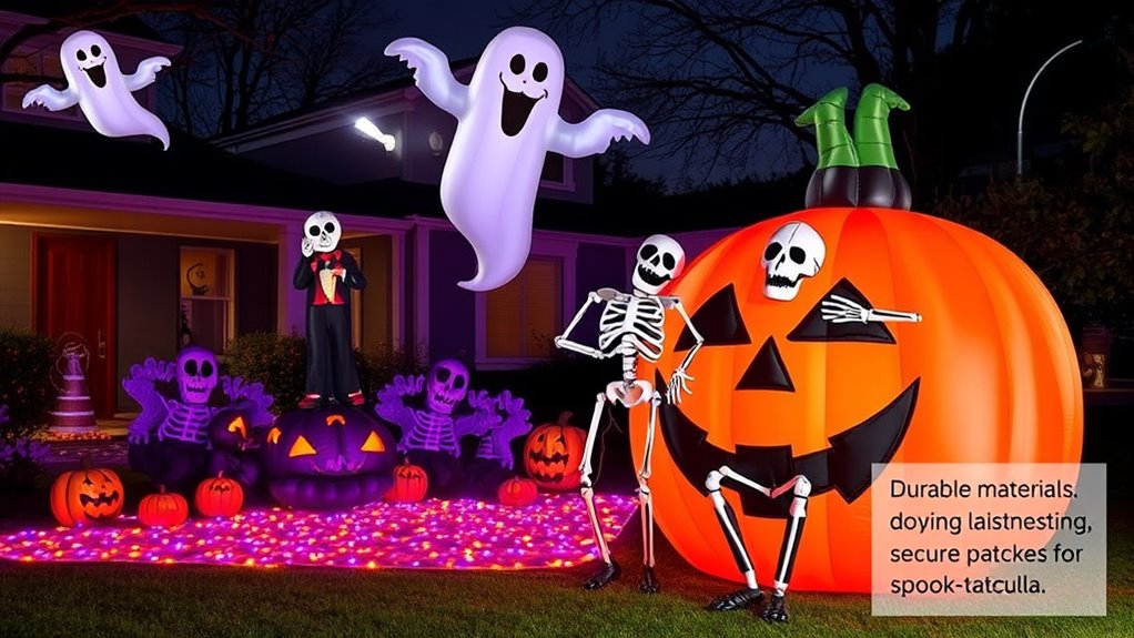 inflatable halloween visibility factors