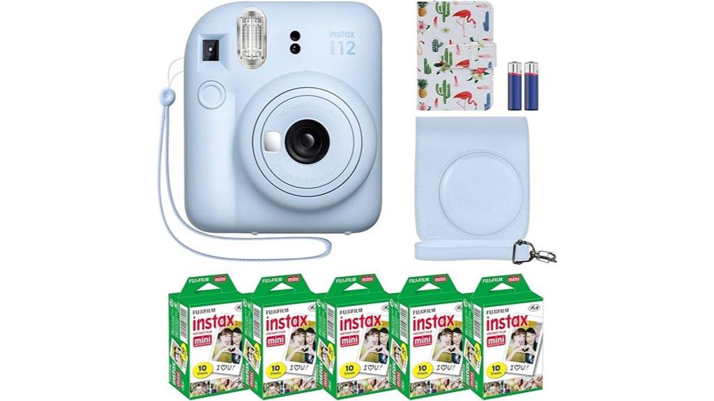 instant camera with accessories