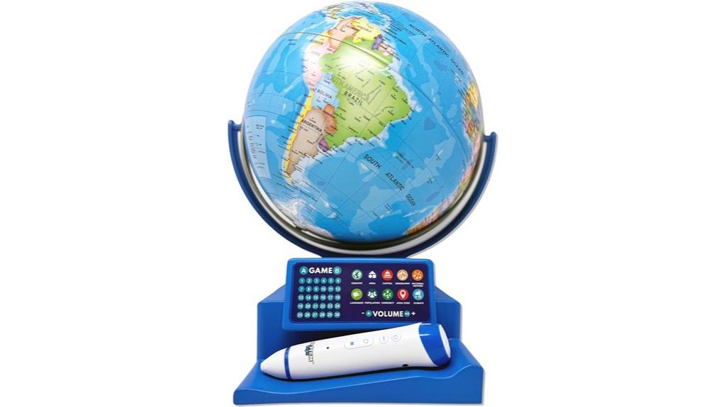 interactive globe with smart pen