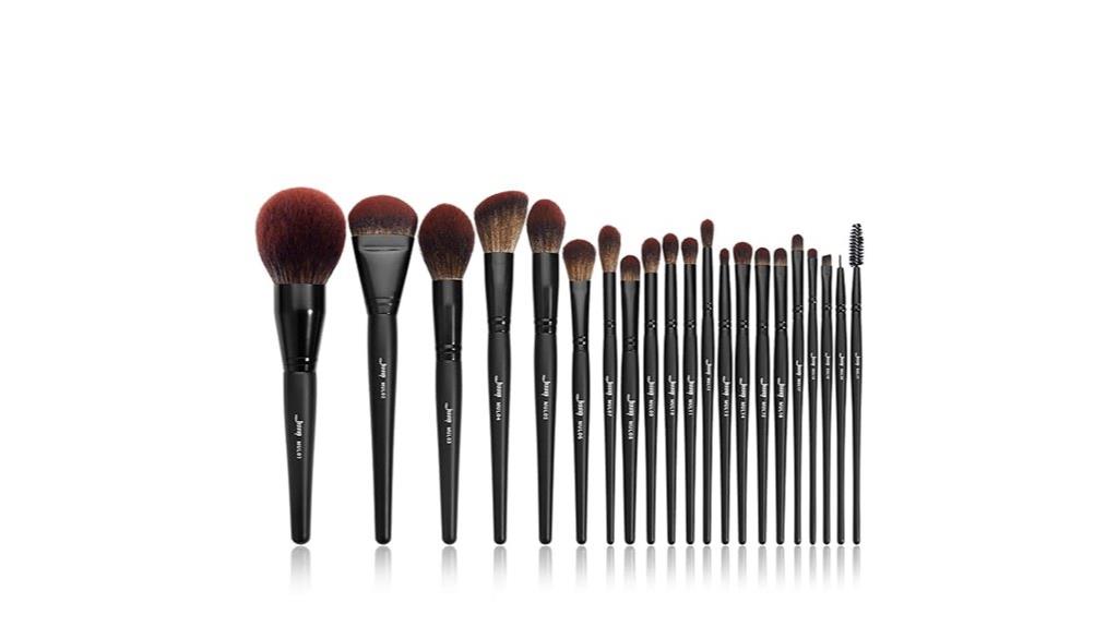 jessup 21 piece synthetic brush set