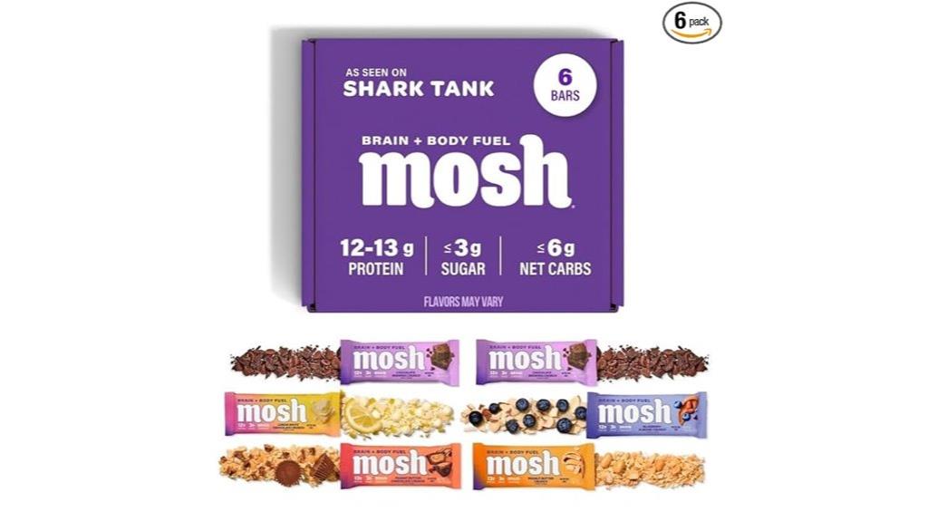 keto protein bar assortment