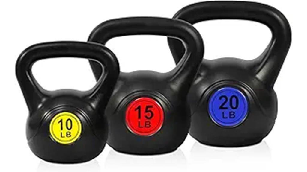 kettlebell fitness weight set