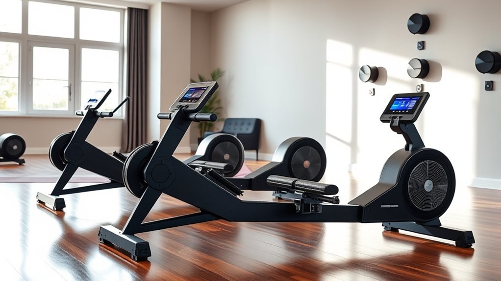 key rowing machine selection factors