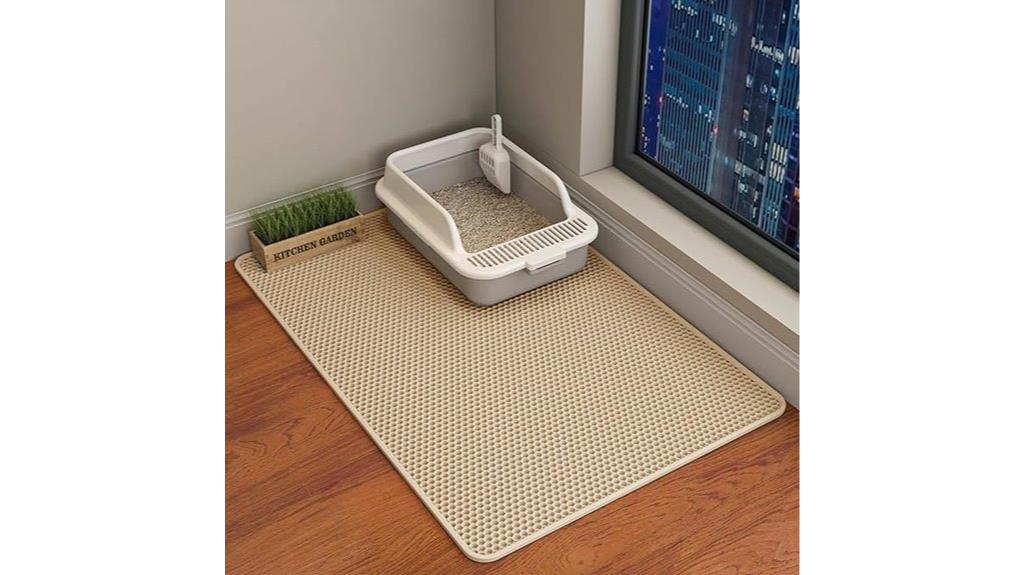 large double layer litter mat
