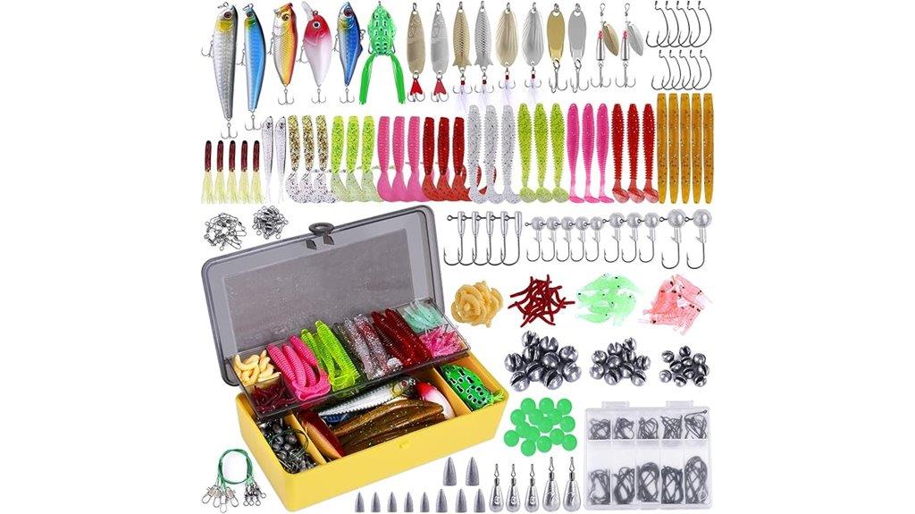 large fishing tackle kit