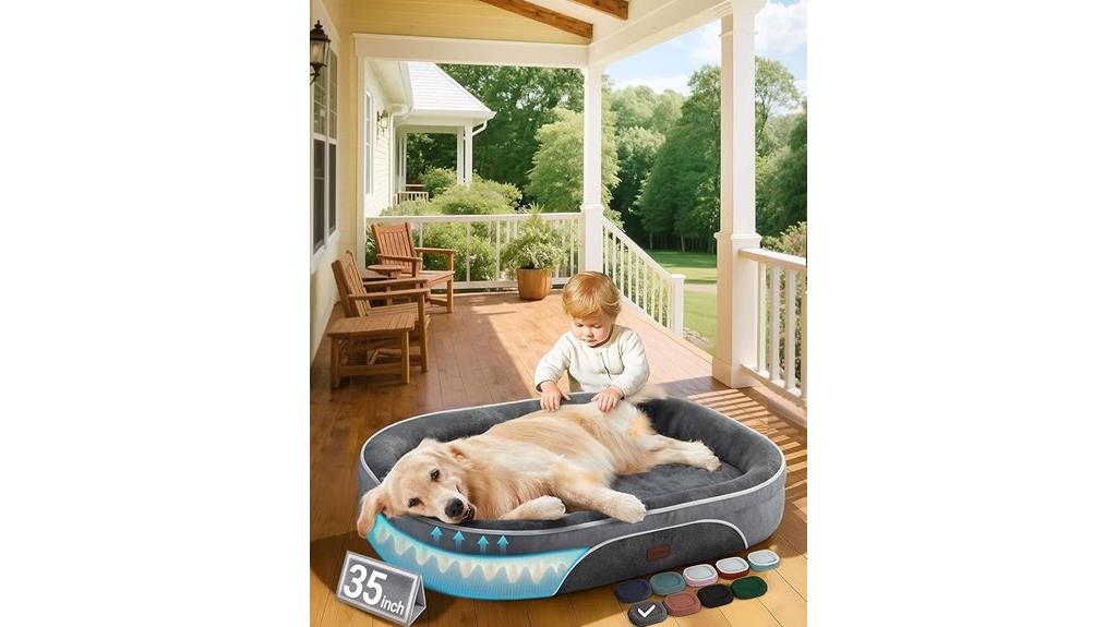 large orthopedic dog sofa