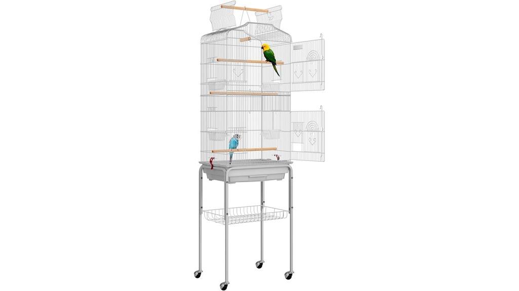 large vertical bird cage