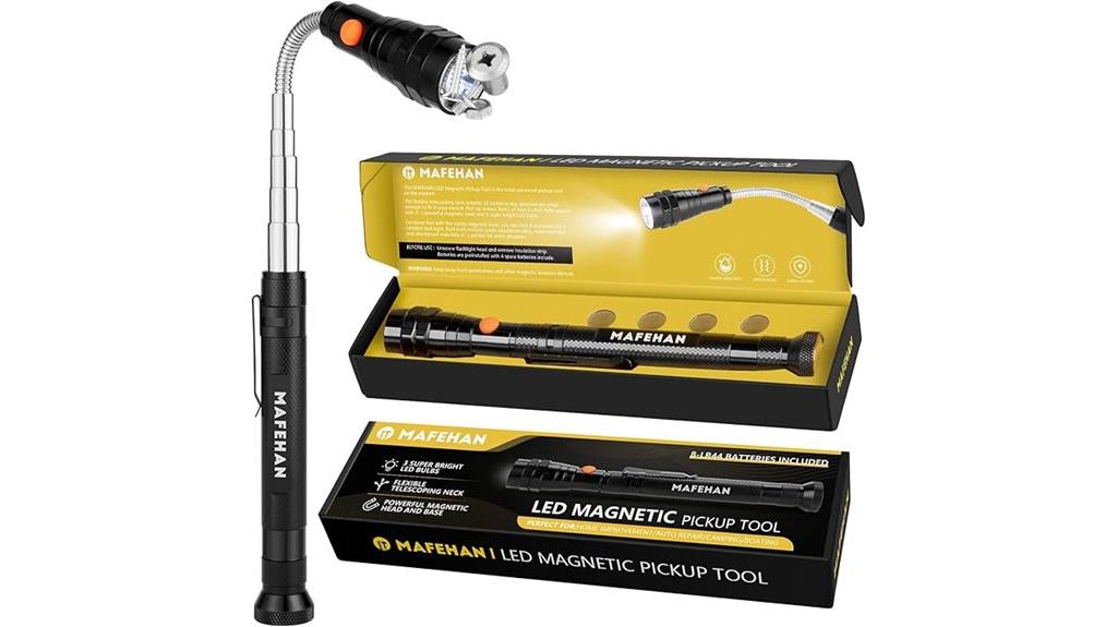 led magnetic pickup tool