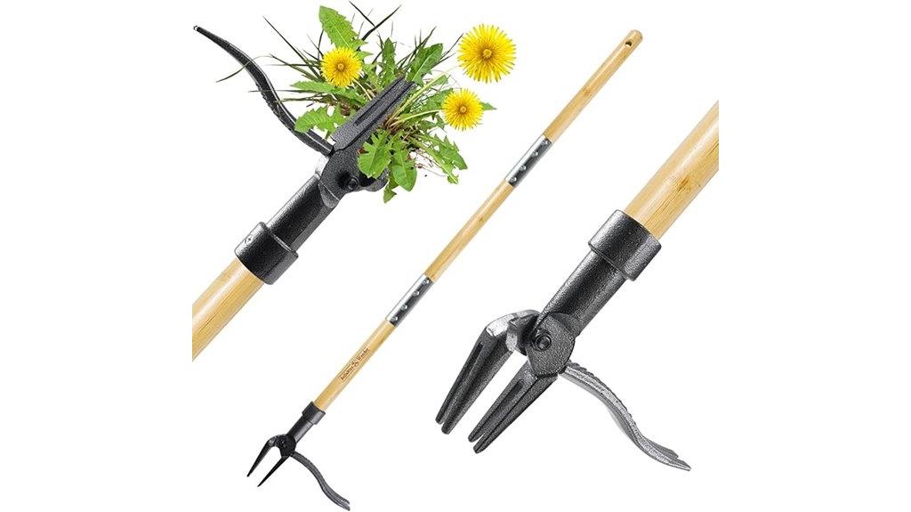 long handled weed puller