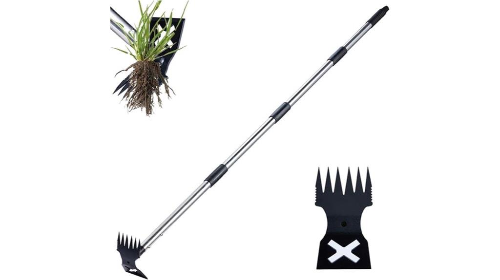 long handled weed puller