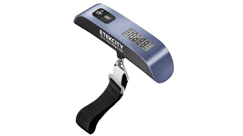 luggage scale with sensor