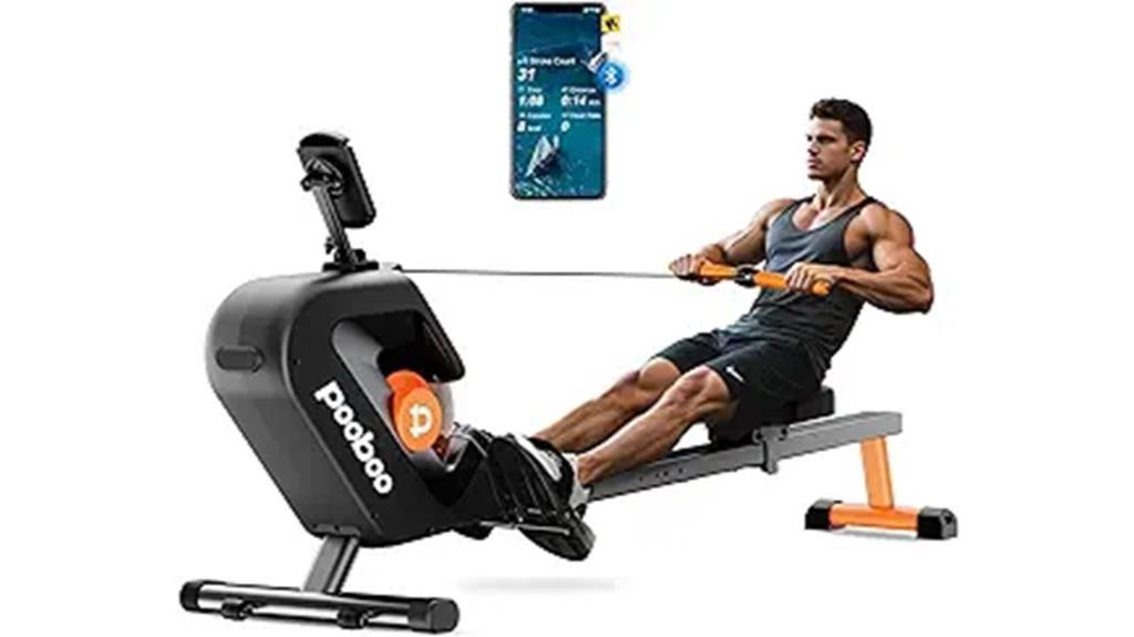 magnetic rowing machine features