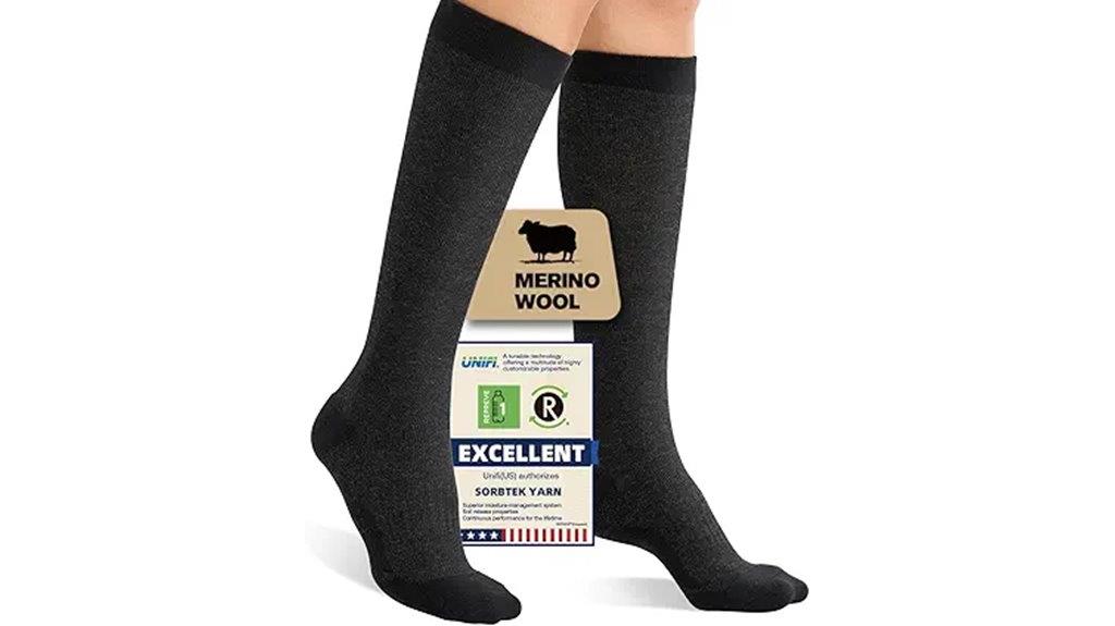 merino wool compression socks