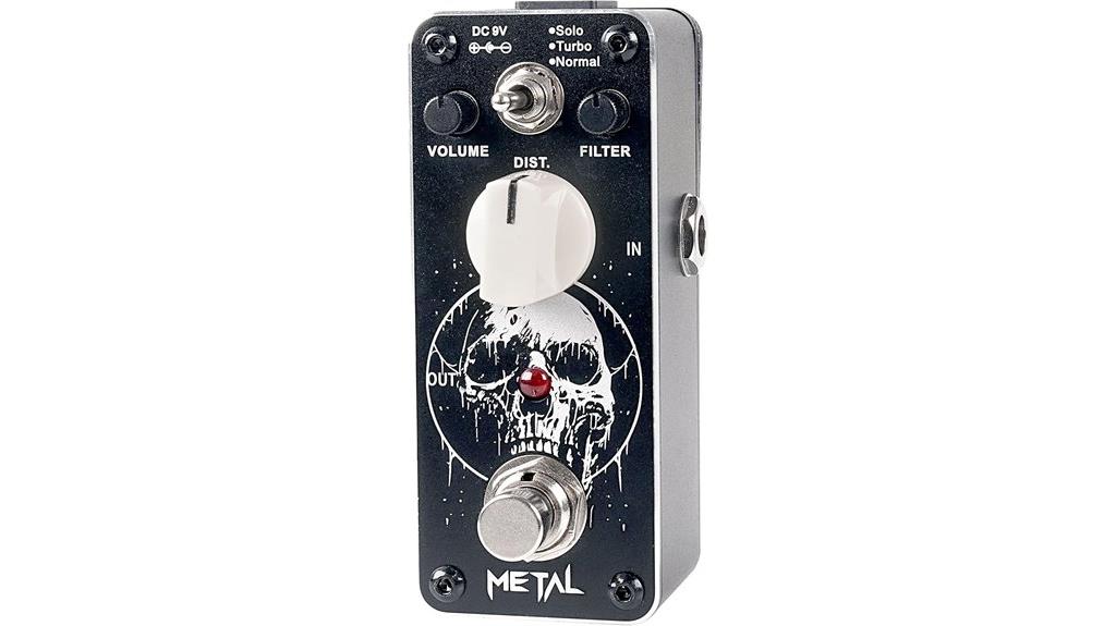 metal guitar distortion pedal