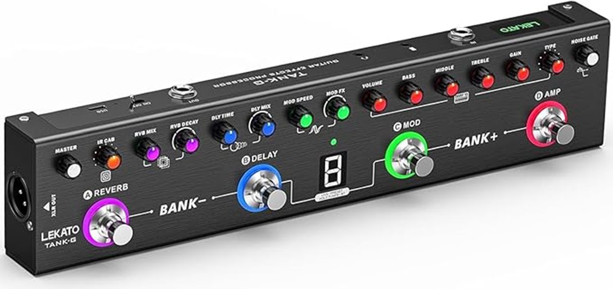 multi effects guitar pedal
