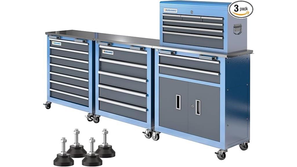 multiple drawer rolling cabinets
