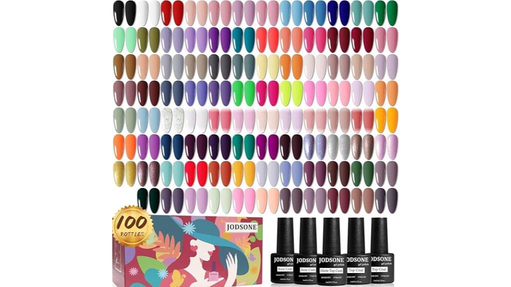 one hundred gel nail kits