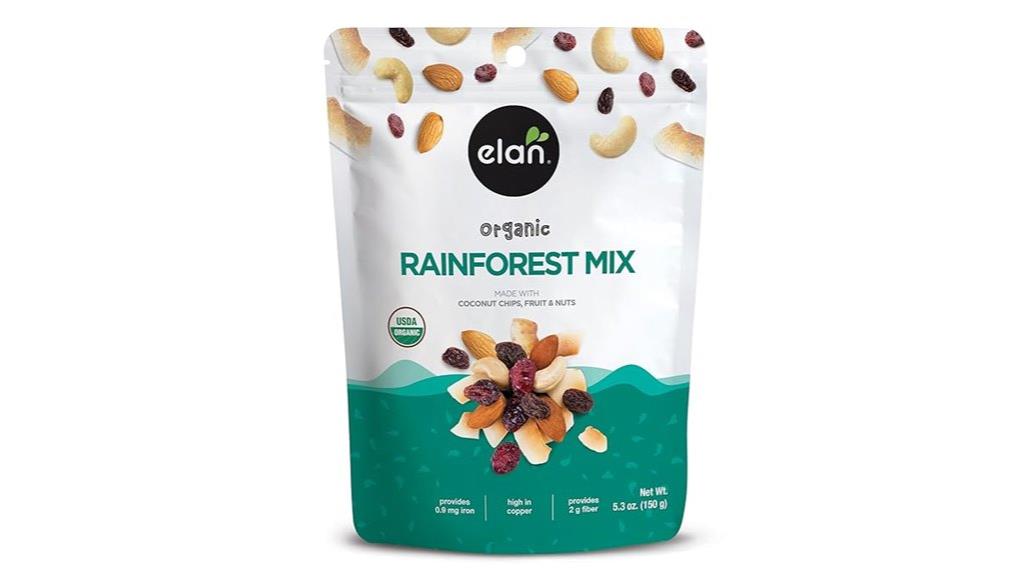 organic rainforest snack