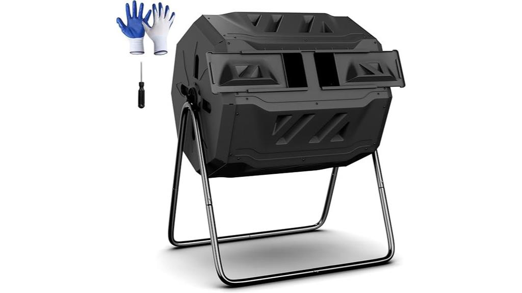outdoor compost bin tumbler