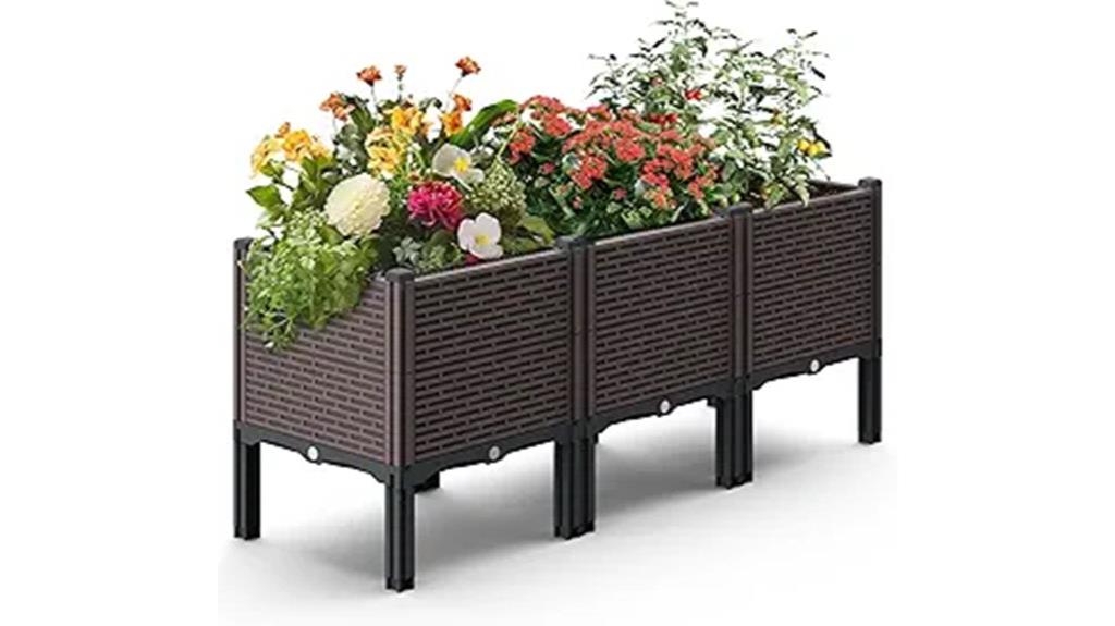 outdoor polypropylene garden beds